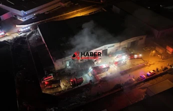 Mobilya fabrikasında yangın