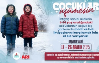 Nevşehir Belediyesi'nden 'Çocuklar Üşümesin' Kampanyası