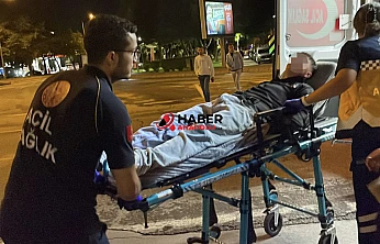 Yaralı tramvay yolcusu hastaneye kaldırıldı