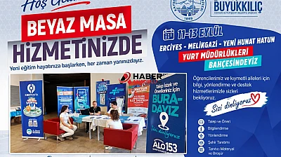 Üniversite öğrencilerine 'Beyaz Masa' desteği