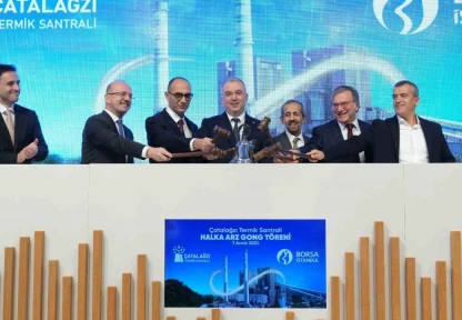 Borsa İstanbul'da gong, ÇATES için çaldı
