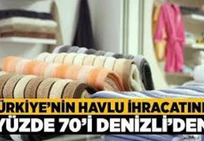 Türkiye'nin havlu ihracatının yüzde 70'i Denizli'den