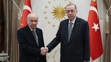 Cumhurbaşkanı Recep Tayyip Erdoğan, Devlet Bahçeli'yi Cumhurbaşkanlığı Külliyesi'nde kabul edecek.