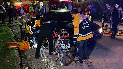 Kayseri'de genç motosiklet sürücüsü yaşamını yitirdi