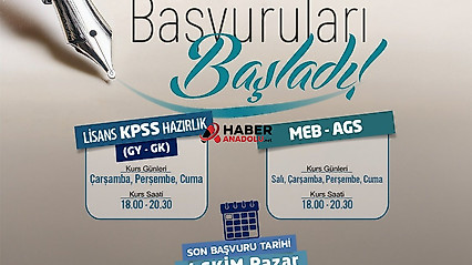 Kayseri'de ücretsiz KPSS ve MEB-AGS kursları başlıyor