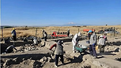 Kültepe'de Helenistik Döneme ait mozaik keşfi