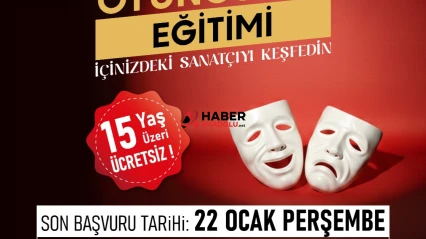 Talas'ta sahne seni bekliyor Karadut tiyatrosu oyuncularını arıyor