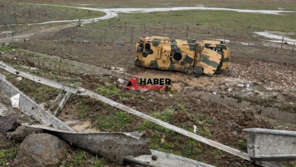 Askeri araç devrildi: 10 asker yaralandı