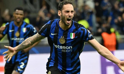 Şampiyonlar Ligi'nde ilk finalist Hakan Çalhanoğlu'lu Inter