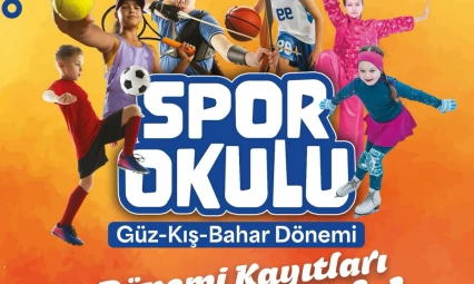 Spor A.Ş.'nin 1. Güz Dönemi Spor Okulları Kayıtları Başladı