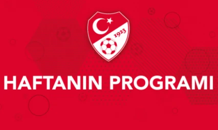 Süper Lig ve Alt Liglerde Haftanın Programı Ve Hakemleri Açıklandı