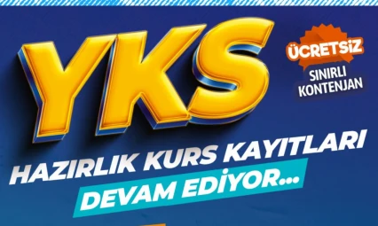 Ücretsiz YKS Kursuna Kayıtlar Sürüyor