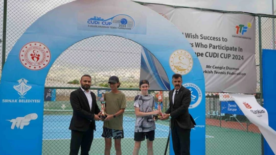 3. Uluslararası Cudi Cup Tenis Turnuvası sona erdi