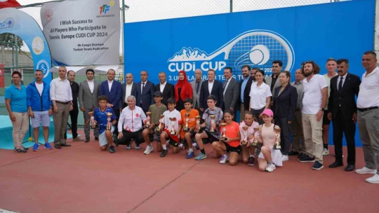 3. Uluslararası Cudi Cup Tenis Turnuvası sona erdi