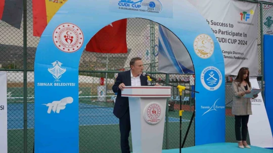 3. Uluslararası Cudi Cup Tenis Turnuvası sona erdi