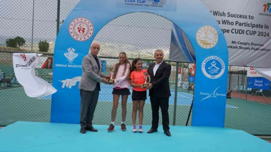 3. Uluslararası Cudi Cup Tenis Turnuvası sona erdi