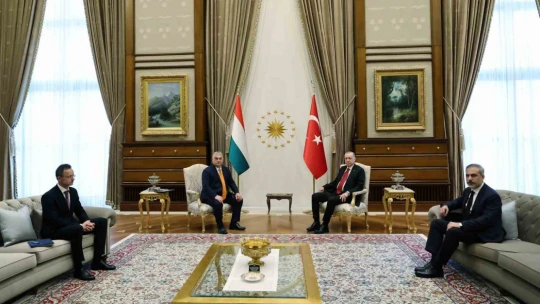 Cumhurbaşkanı Erdoğan, Macaristan Başbakanı Orban'ı kabul etti