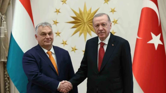 Cumhurbaşkanı Erdoğan, Macaristan Başbakanı Orban'ı kabul etti