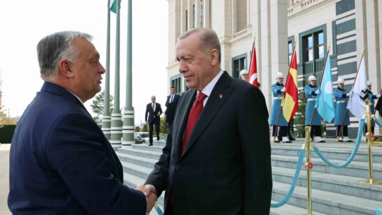 Cumhurbaşkanı Erdoğan, Macaristan Başbakanı Orban'ı kabul etti