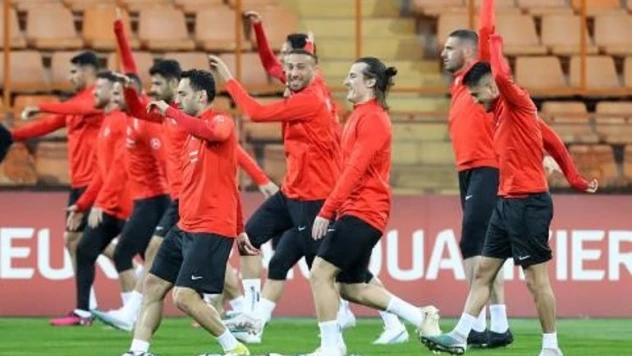 A Milli Takım, Republican Stadyumu'nda çalıştı