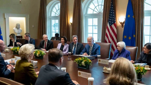 AB Konseyi Başkanı Michel ve Avrupa Komisyonu Başkanı Leyen'den ABD ziyareti