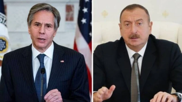 ABD Dışişleri Bakanı Blinken, Aliyev ile Laçın Koridoru'nu görüştü