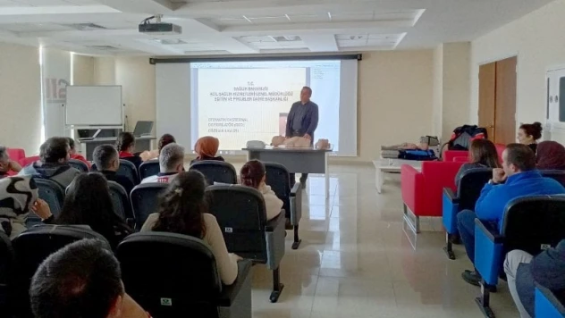 Acil Çağrı Merkezi çalışanlarına 'Temel İlkyardım Eğitimi'