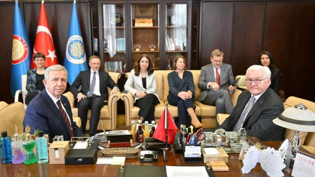 Almanya Cumhurbaşkanı Steinmeier, ABB Başkanı Mansur Yavaş'la görüştü