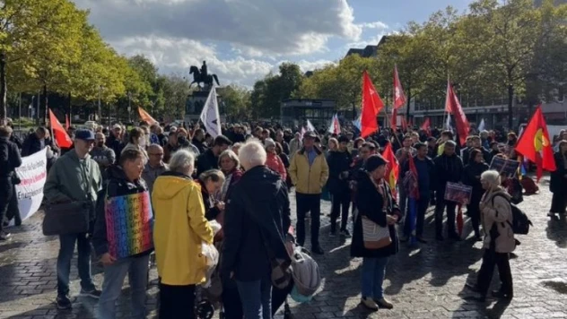Almanya'da hayat pahalılığı protestosu
