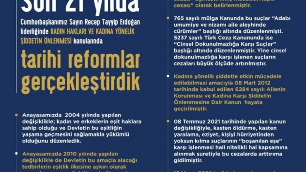 Bakan Bozdağ: Son 21 yılda kadın hakları ve kadına yönelik şiddetin önlenmesi konularında tarihi reformlar gerçekleştirdik