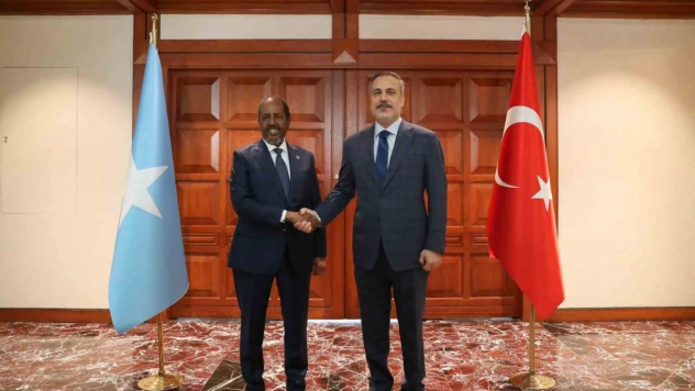 Bakan Fidan, Somali Cumhurbaşkanı Mahmud ile görüştü