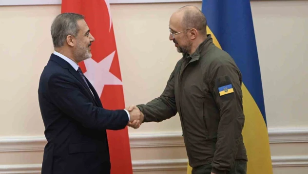 Bakan Fidan, Ukrayna Başbakanı Shimal ile görüştü