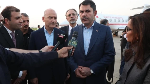 Bakan Soylu ve Bakan Kurum Pakistan'a geldi