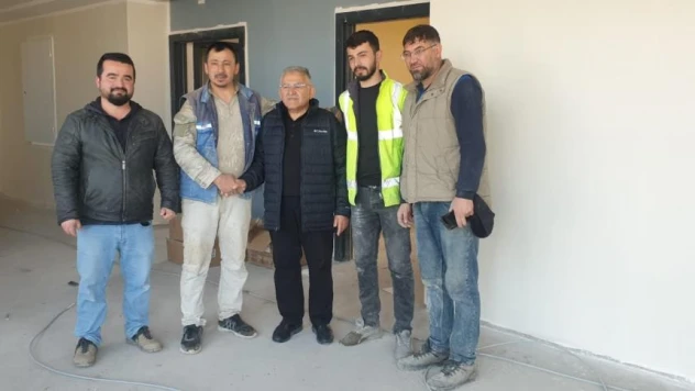 Başkan Büyükkılıç'tan ödüllü proje 'Hospice' incelemesi