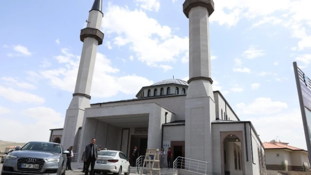 Başkan Palancıoğlu yeni yapılan cami çalışmalarını yerinde inceledi
