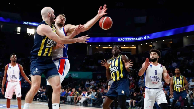 Basketbol Süper Ligi: A. Efes: 96 - Fenerbahçe Beko: 91