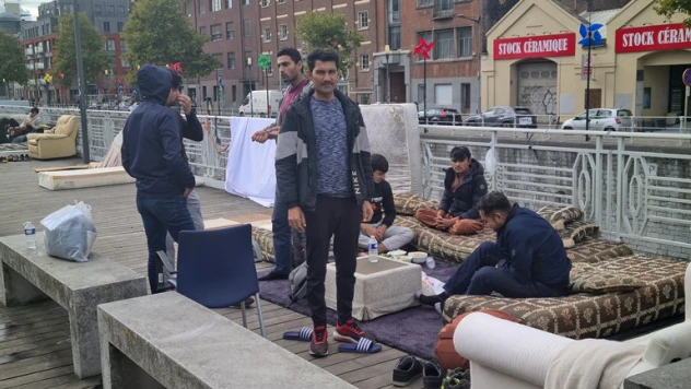 Belçika'da sığınmacı krizi