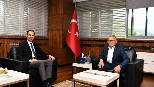 Büyükkılıç, İl Sağlık Müdürü Erşan'ı kabul etti