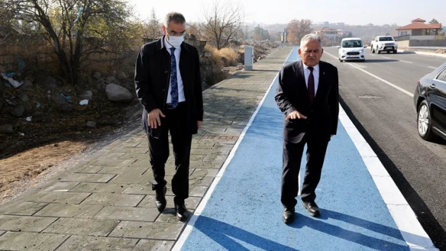 Büyükkılıç'tan bisiklet ve yaya yollarına özel önem