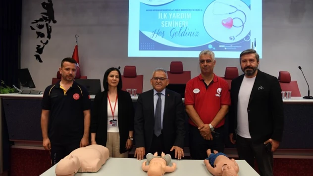 Büyükkılıç'tan 'İlk Yardım' vurgusu