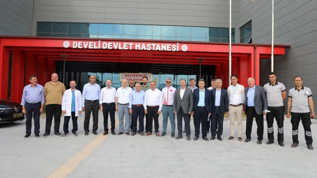 Büyükşehir Belediye Başkanı , Develi Devlet Hastanesi çalışmalarını inceledi