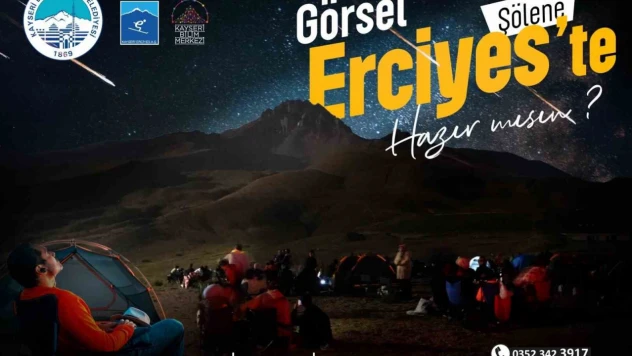 Büyükşehir ile Erciyes'ten gökyüzünde görsel şölen heyecanı