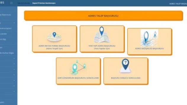 Büyükşehir'in Adres Talep Başvuru Projesi hizmete girdi