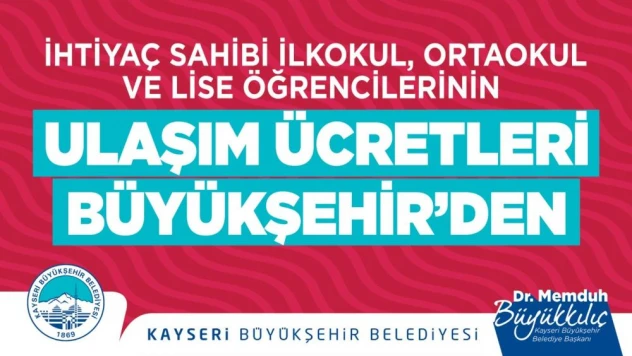 Büyükşehir'in ulaşım ve kırtasiye desteği başvuruları başladı