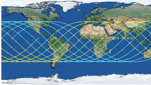 Çin'den fırlatılan 23 tonluk roket gövdesi Dünya'ya düşecek