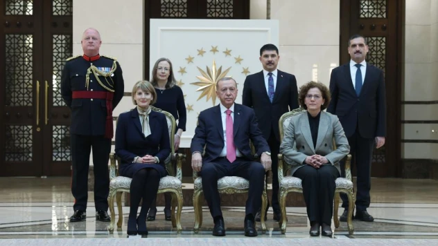 Cumhurbaşkanı Erdoğan, Birleşik Krallık Büyükelçisi Jill Morris'i kabul etti