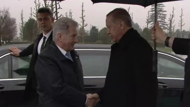 Cumhurbaşkanı Erdoğan, Finlandiya Cumhurbaşkanı Sauli Niinistö 'yü resmi törenle karşıladı