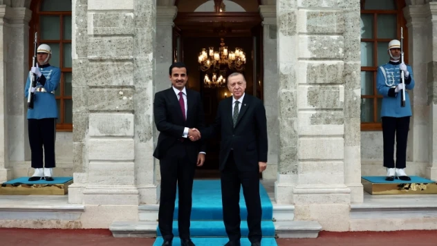 Cumhurbaşkanı Erdoğan, Katar Emiri Şeyh Temim bin Hammed Al Sani ile görüştü