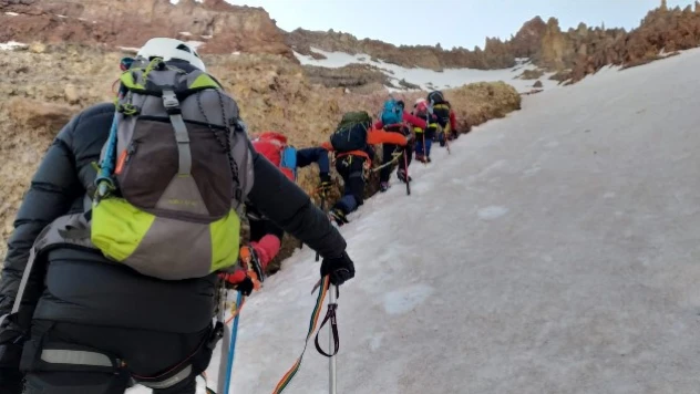 Erciyes Kuzey Buzul Zirve Tırmanışı yapıldı
