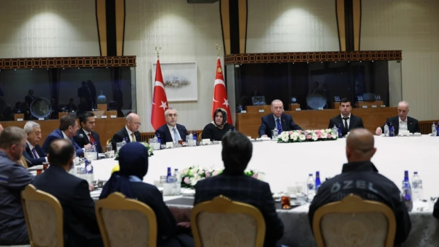 Erdoğan, işçilerle bir araya geldi
